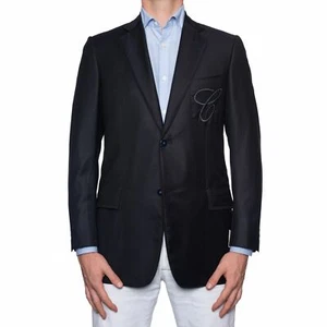 SARTORIA CASTANGIA Dark Blue Wool Super 150's Sport Coat Jacket EU 48 NEW US 38 - Picture 1 of 8