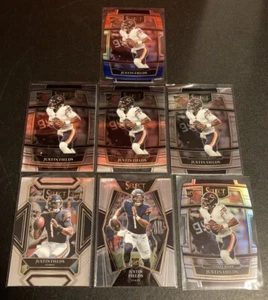 Justin Fields 2021 Panini Select Lot of 7 Rookie Die Cut + Silvers - Bild 1 von 6