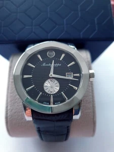 MEN'S MONTEGRAPPA NEROUNO QUARTZ WATCH . SWISS MADE . - Picture 1 of 9