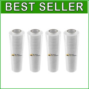 15 Inch Clear Furniture Wrap - 4 Rolls, Perfect for Moving and Securing Goods - Picture 1 of 8
