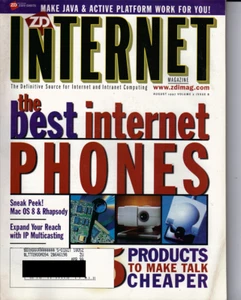 ZD Internet Magazine August 1997 The Best Internet Phones Ziff Davis - Foto 1 di 2
