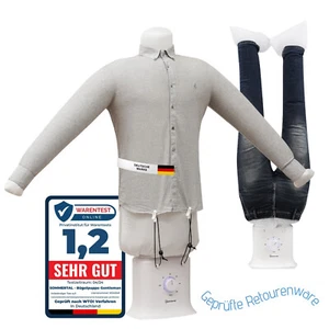 Bügelpuppe Gentleman Bügelautomat 2in1 Hemdenbügler Hosenbügler - Retourenware - - Bild 1 von 14