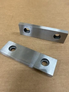2) 6” Thin Jaw Plate For Kurt Vises 4140 Hardened Steel & Precision Ground USA - Picture 1 of 6