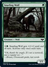 Snarling Wolf - Medium Play English MTG Innistrad: Crimson Vow