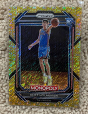 Chet Holmgren 2022-23 Monopoly Prizm GOLD MONEY SHIMMER PRIZM Rookie RC /500 SP