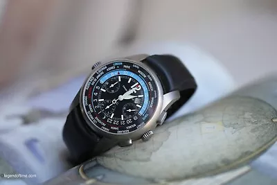 Girard-Perregaux WW.TC World Timer Chronograph 49805 Titanium Black &Blue Dial - Image 1 of 4