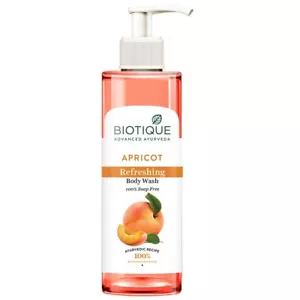 2 x Biotique Bio Apricot Refreshing Body Wash For All Skin Type 200 ml - Picture 1 of 3