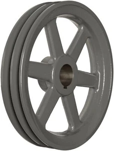 TB Woods 2AK2858 FHP Keilriemenscheibe gebohrt, ein Riemenabschnitt, 2 Rillen, ... - Bild 1 von 4