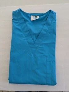 Adar Unisex Scrub Top, Size 4XL, Color~Turquoise, NWT - Picture 1 of 10