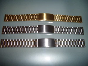 Bracciale, Cinturino, Cinturino in Metallo, Acciaio Inox per Orologio Uomo, Donna, Larghezza 12-20mm - Foto 1 di 3