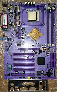 SOLTEK SL-86SPE2 Purple Socket478 i865PE AGP SATA ATX 2DDR + CPU