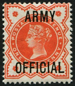 "Variedad Army 1⁄2d SG 041, ""MARRÓN-NARANJA PROFUNDO"" U/M, color fresco e impresionante o... - Imagen 1 de 1