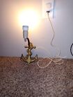 Vintage Brass Anchor & Rope Navy Nautical Electric Wall Sconce Lamp ~  Light
