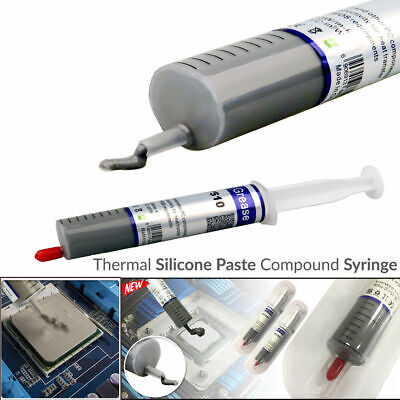Silicone Thermal Heatsink Compound Cooling Paste Grease Syringe For PC Processor • 2.09£