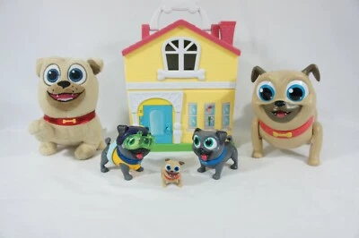 Lote de brinquedos Puppy Dog Pals bonecos de bingo casa de pelúcia - Imagem 1 de 4