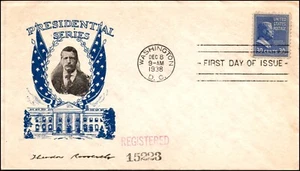 Scott 830 30 Cents Roosevelt Cachet Craft FDC - Typed Address - Planty 830-43 - Bild 1 von 2