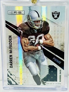 2010 ROOKIES STARS LONGEVITY DARREN MCFADDEN GAME USED PRIME PATCH SN 23/25 SP - Picture 1 of 2