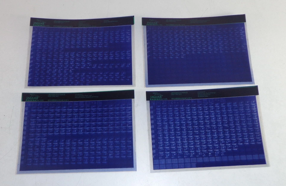 Microfiche Catalogo Ricambi / Spare Parts List Jaguar Xjs Stand 12/1990 - Immagine 1 di 1