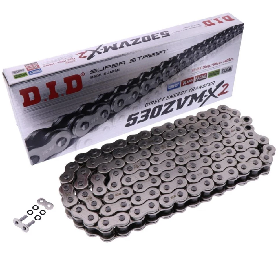 DID X-Ring Catena S&S 530ZVMX2/108 Catena Aperta Con Chiusura A Rivetto - Immagine 1 di 1