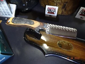 ANZA 7" NUTE KNIFE  HORSE-SHOE RASP BLADE BUCKSKIN WOOD LEA SH RANCHERS FAVORITE - Picture 1 of 15