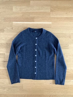 Pure Cashmere Cardigan Anthrazit meliert  M 38 100% Kaschmir NEU - Bild 1 von 4