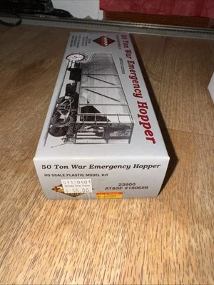 Proto 2000 HO ATSF 50 Ton War Emergency Hopper Car 23800 Kit #180658 New - Image 1 of 3