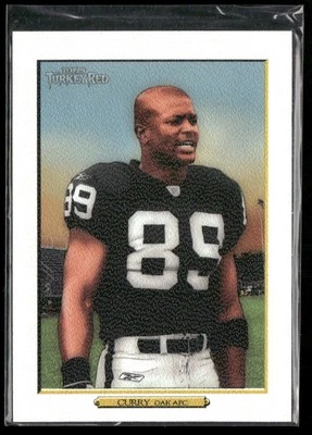 2006 Topps Turkey Red White Parallel Ronald Curry #74 Oakland Raiders - Image 1 of 2
