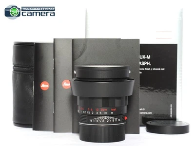 Leica Summilux-M 50mm F/1.4 ASPH. Lens Black Chrome Edition 11688 *MINT- in Box* - Image 1 of 4