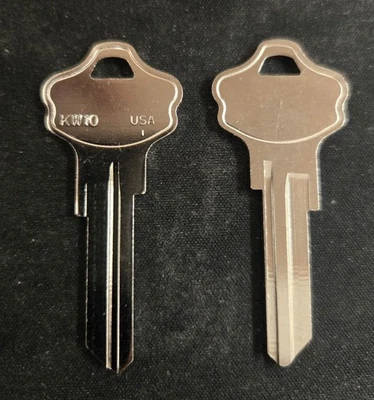 Tayor Line Key Blanks KW10-NP QTY 130 (2 Boxes Of 50; 1 Bag of 30 - Image 1 of 3