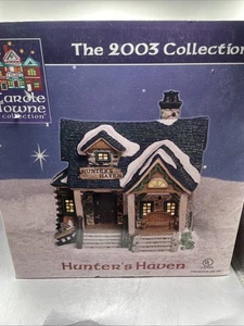 2003 LEMAX CAROLE TOWNE HUNTER'S HAVEN LIGHTED - Picture 1 of 9