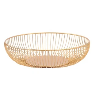 Lightweight And Portable Metal Fruits Basket For Easy Storage Versatile Safe - Picture 1 of 11