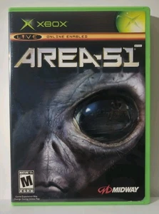 Area 51 (Microsoft Xbox, 2005) CIB, Etiqueta Original, Original Xbox - Imagen 1 de 9