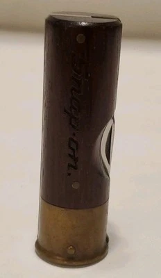 Herramientas a Presión KERSHAW Calibre 12 Escopeta Shell Hoja Cuchillo Madera De Colección  Foto 1 de 4