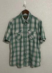 Camisa Dixxon Franela Claddagh Adulto Grande Cuadros Perla Broches de presión Mezcla de bambú Para Hombres - Imagen 1 de 10