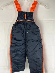 SnowBibs French Toast ragazzo taglia 18 mesi blu/arancione - Foto 1 di 4