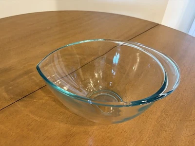 Tigela de Mistura Pyrex Grande 2,5 qt Bateria de Lágrima com Bico de Vidro Matiz Azul - Imagem 1 de 2