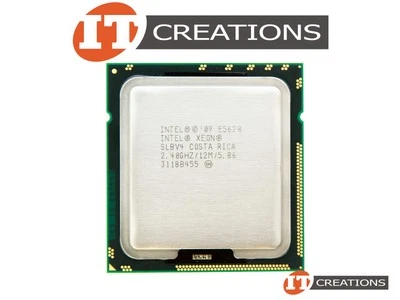 INTEL XEON QUAD CORE PROCESSOR E5620 2.40GHZ 12MB SMART CACHE 5.86GT/S 80W SLBV4 - Image 1 of 2