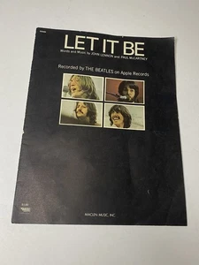 SUPER LIMPIO The Beatles -- Let It Be~ PARTITURAS MACLEN 3786 - Imagen 1 de 11