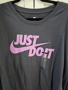 Mens NIKE Tee Shirt NEW Blue Just Do It Size 3XL - Picture 1 of 2