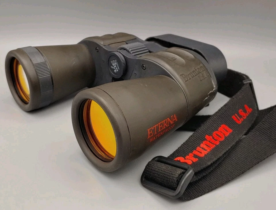 Binoculares BRUNTON ETERNA 10X50 4003W impermeables 341 pies a 1000 yardas hechos en Japón Foto 1 de 4