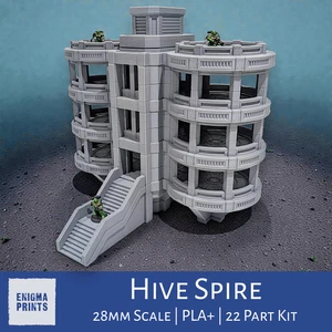 Imperial Hive Spire - 28 mm Impreso en 3D Terreno Gótico para Juegos de Guerra de Mesa - Imagen 1 de 11