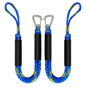 Premium Bungee Dock Lines 2 Pack Marine Boat Dock Lines 2 Feet Fender Lines New - Bild 1 von 7