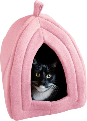 Cat House Indoor Bed With Removable Foam Cushion Pet Tent For Puppies Rabbits  - Image 1 of 4