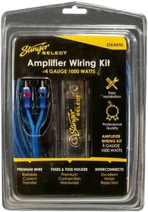 Stinger SSK4ANL Amplifier 4-Gauge Wiring Kit with CCA Cables & Fuse Holder - Picture 1 of 3