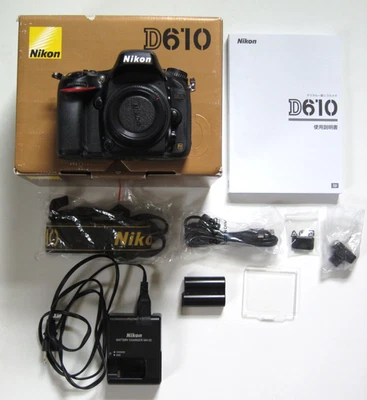 Nikon D610 24.3 MP Digital SLR Camera - Black (Body Only) - Image 1 of 4