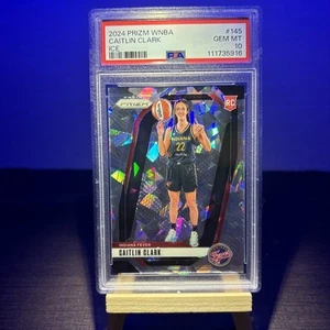 2024 WNBA Prizm Caitlin Clark #145 | Ice Parallel - Rookie SP | PSA 10 Gem Mint - Picture 1 of 2
