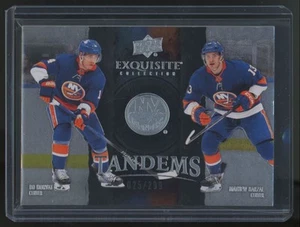 2024-25 Upper Deck Exquisite Tandems Bo Horvat/Mathew Barzal 25/299 New York - Picture 1 of 2