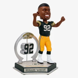 Reggie White Green Bay Packers Legendary Number 92 Bobblehead NFL Football - Picture 1 of 1