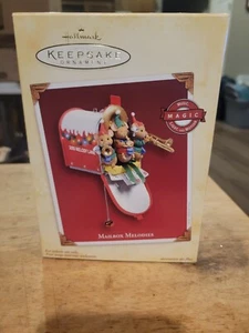 Hallmark Andenken Ornament BRIEFKASTEN MELODIEN 2005 Lichter Sound Bewegung - Bild 1 von 2