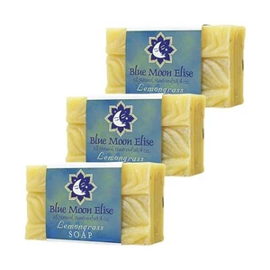 All Natural Lemongrass Soap Bars, Scented with Premium Essential Oils, Handma... - Picture 1 of 6